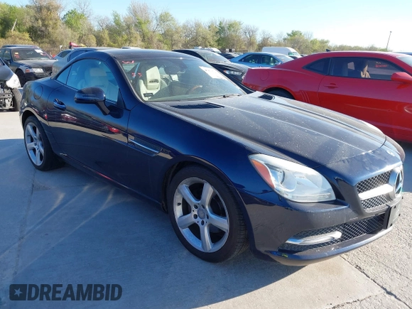 2012 Mercedes-Benz SLK 250 with VIN WDDPK4HAXCF036279, listed as a IAAI auction lot 41851520 with 124,366 mi miles and . Bid and sale history available at DreamBid. Image 6.