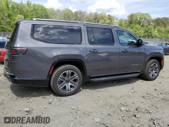2024 Jeep Wagoneer Series II Carbide with VIN 1C4SJSBP9RS174596, listed as a Copart auction lot 55647095 with 22,966 mi miles and Clean Title. Bid and sale history available at DreamBid. Image 3.