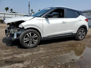 2020 Nissan Kicks SR z VIN 3N1CP5DV1LL504658, wystawiony jako Copart lot #53938455 z przebiegiem 70 375 mil mil oraz Szkoda całkowita • Salvage title. Historia ofert i sprzedaży dostępna na DreamBid. Obrazek 1.