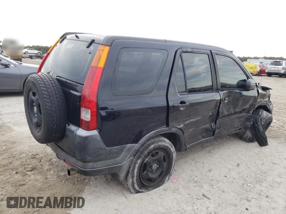 2004 Honda CR-V LX with VIN JHLRD68404C018849, listed as a Copart auction lot 88678145 with 281,111 mi miles and Salvage Title. Bid and sale history available at carsss.com. Image 3.