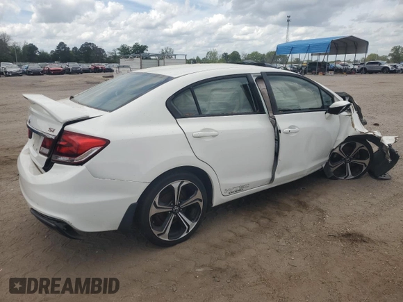 2015 Honda Civic Sedan Si with VIN 2HGFB6E51FH704161, listed as a Copart auction lot 51771305 with 184,558 mi miles and Non Repairable. Bid and sale history available at carsss.com. Image 3.