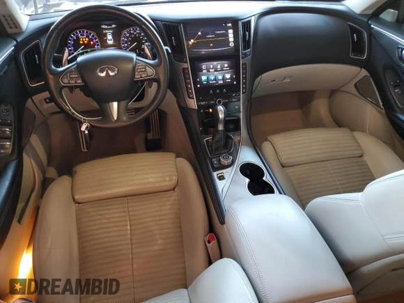 2017 Infiniti Q50 Premium with VIN JN1EV7AR0HM832300, listed as a Copart auction lot 60761625 with 186,479 mi miles and Clean title. Bid and sale history available at DreamBid. Image 8.