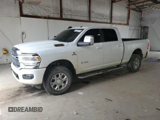 2023 Ram 2500 Laramie with VIN 3C6UR5FL2PG632162, listed as a Copart auction lot 56220575 with 59,902 mi miles and Salvage title. Bid and sale history available at DreamBid. Image 1.