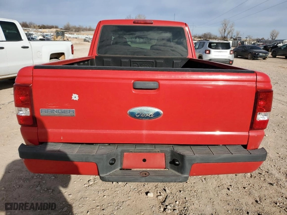 2008 Ford Ranger XLT with VIN 1FTYR44U38PA54084, listed as a Copart auction lot 88493405 with 187,442 mi miles and Salvage Title. Bid and sale history available at carsss.com. Image 6.
