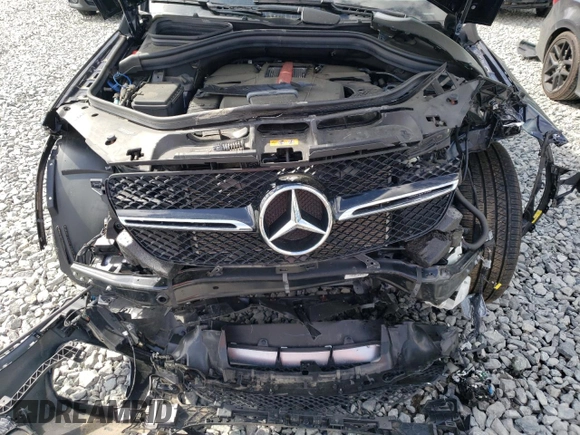 2019 Mercedes-Benz GLE 43 AMG with VIN 4JGED6EB6KA137492, listed as a Copart auction lot 55949455 with Not provided miles and Salvage title. Bid and sale history available at DreamBid. Image 12.