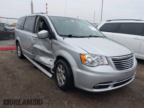 2012 Chrysler Town & Country Touring with VIN 2C4RC1BGXCR213014, listed as a IAAI auction lot 41997723 with 143,848 mi miles. Bid and sale history available at carsss.com. Image 6.