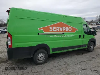 2023 Ram ProMaster Cargo with VIN 3C6MRVJG4PE507234, listed as a Copart auction lot 44520365 with Not Provided miles and Salvage Title. Bid and sale history available at DreamBid. Image 3.
