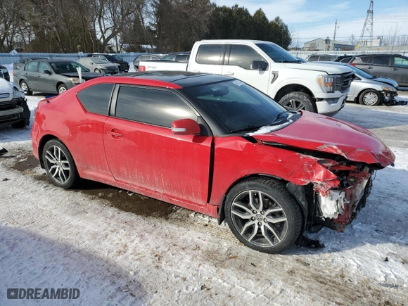 2016 Scion tC with VIN JTKJF5C79GJ017076, listed as a Copart auction lot 43139575 with 224,549 mi miles and Salvage Title. Bid and sale history available at carsss.com. Image 4.