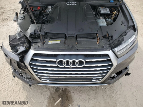 2019 Audi Q7 Premium Plus with VIN WA1LHAF78KD026156, listed as a Copart auction lot 47669225 with 87554 miles and Non Repairable. Bid and sale history available at carsss.com. Image 12.