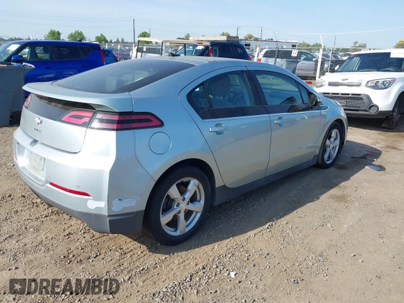 2013 Chevrolet Volt with VIN 1G1RF6E47DU100611, listed as a IAAI auction lot 42138171 with 175,000 mi miles and . Bid and sale history available at carsss.com. Image 4.