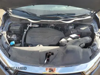 2024 Honda Odyssey EX-L with VIN 5FNRL6H6XRB016148, listed as a Copart auction lot 50639375 with 27,113 mi miles and Salvage Title. Bid and sale history available at DreamBid. Image 13.