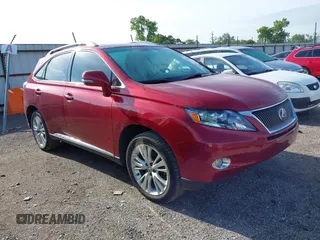 2010 Lexus RX 450h with VIN JTJBC1BA2A2403489, listed as a IAAI auction lot 42349835 with 40,163 mi miles and . Bid and sale history available at DreamBid. Image 1.