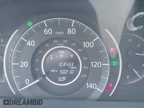 2016 Honda CR-V EX with VIN 2HKRM4H50GH655470, listed as a IAAI auction lot 41961873 with 103,433 mi miles and . Bid and sale history available at DreamBid. Image 15.