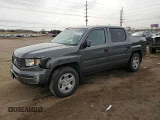 2007 Honda Ridgeline RT with VIN 2HJYK16267H537677, listed as a Copart auction lot 50022155 with 170,452 mi miles and Salvage Title. Bid and sale history available at carsss.com. Image 1.