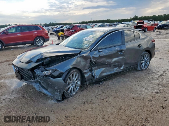 2023 Mazda 3 S Select with VIN 3MZBPABM4PM371032, listed as a Copart auction lot 60151205 with 3,437 mi miles and Salvage title. Bid and sale history available at DreamBid. Image 1.