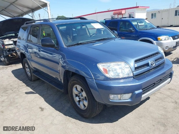 2004 Toyota 4Runner SR5 with VIN JTEZU14R740034156, listed as a IAAI auction lot 41762903 with 283,857 mi miles. Bid and sale history available at carsss.com. Image 1.