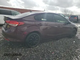2017 Kia Forte LX with VIN 3KPFK4A70HE081673, listed as a Copart auction lot 88950605 with 0 mi miles and Salvage Title. Bid and sale history available at carsss.com. Image 3.