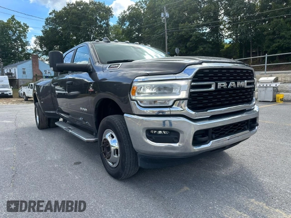 2022 Ram 3500 Big Horn with VIN 3C63RRLL6NG358663, listed as a Copart auction lot 74045394 with 172,267 mi miles and Clean Title. Bid and sale history available at carsss.com. Image 4.