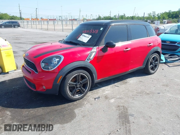 2012 MINI Countryman S z VIN WMWZC3C55CWM27826, wystawiony jako IAAI lot #42065318 z przebiegiem 120 852 mil mil oraz . Historia ofert i sprzedaży dostępna na DreamBid. Obrazek 2.