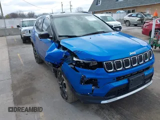 2023 Jeep Compass Limited с VIN 3C4NJDCN9PT519336, выставлен на аукционе IAAI как лот 41978460 с пробегом 35 272 миль миль и . История ставок и продаж доступна на DreamBid. Изображение 1.