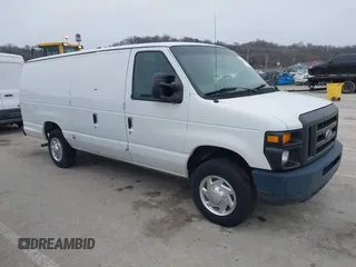 2011 Ford Econoline Cargo Commercial with VIN 1FTNS1EW6BDB32355, listed as a IAAI auction lot 41548611 with 241,663 mi miles. Bid and sale history available at carsss.com. Image 1.