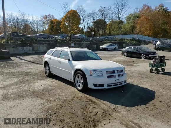 2008 Dodge Magnum SXT with VIN 2D4GZ37V38H206673, listed as a Copart auction lot 78195354 with 51,445 mi miles and Salvage Title. Bid and sale history available at DreamBid. Image 10.