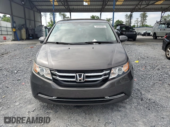 2017 Honda Odyssey EX-L with VIN 5FNRL5H62HB007324, listed as a Copart auction lot 54594405 with 160,638 mi miles and Clean Title. Bid and sale history available at DreamBid. Image 5.