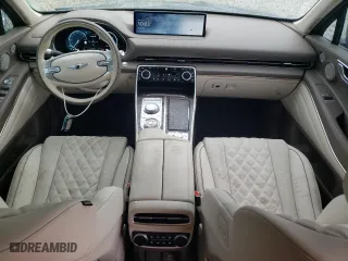 2024 Genesis GV80 with VIN KMUHCESC8RU178143, listed as a Copart auction lot 62821374 with 5,034 mi miles and Salvage Title. Bid and sale history available at carsss.com. Image 8.