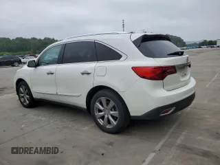 2014 Acura MDX Advance with VIN 5FRYD4H87EB015188, listed as a Copart auction lot 61088075 with 189,004 mi miles and Salvage title. Bid and sale history available at DreamBid. Image 2.