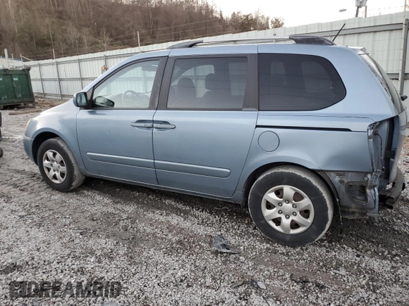 2009 Kia Sedona with VIN KNDMB133296298360, listed as a Copart auction lot 84621084 with 65,259 mi miles and Salvage Title. Bid and sale history available at carsss.com. Image 2.
