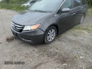 2014 Honda Odyssey EX z VIN 5FNRL5H43EB110147, wystawiony jako IAAI lot #42447601 z przebiegiem Nie podano mil oraz . Historia ofert i sprzedaży dostępna na DreamBid. Obrazek 2.