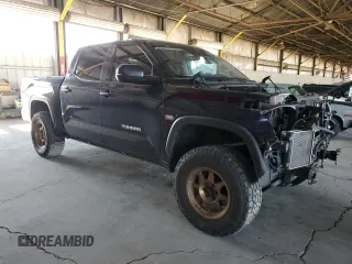 2022 Toyota Tundra SR5 with VIN 5TFLA5DB3NX028618, listed as a Copart auction lot 61807005 with 9,797 mi miles and Salvage title. Bid and sale history available at DreamBid. Image 4.