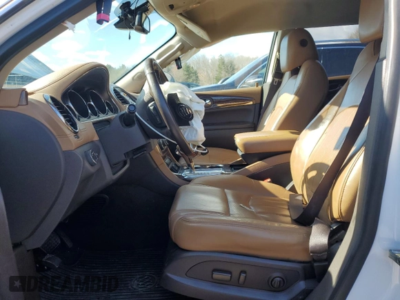 2017 Buick Enclave Leather with VIN 5GAKRBKD2HJ318347, listed as a Copart auction lot 46745585 with Not Provided miles and Salvage Title. Bid and sale history available at DreamBid. Image 7.