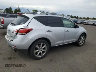 2013 Nissan Murano LE with VIN JN8AZ1MUXDW207581, listed as a Copart auction lot 71551664 with 176,905 mi miles and Salvage Title. Bid and sale history available at carsss.com. Image 3.