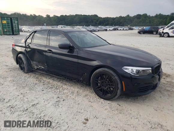 2020 BMW 5 Series 530e with VIN WBAJA9C07LCD65408, listed as a Copart auction lot 55806404 with 17,480 mi miles and Salvage Title. Bid and sale history available at DreamBid. Image 4.