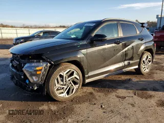 2024 Hyundai Kona N Line with VIN KM8HA3A37RU088136, listed as a Copart auction lot 43433195 with 6,133 mi miles and Salvage Title. Bid and sale history available at carsss.com. Image 1.