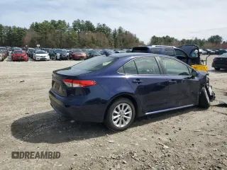 2021 Toyota Corolla LE with VIN JTDVPMAE0MJ132470, listed as a Copart auction lot 51667845 with Not Provided miles and Salvage Title. Bid and sale history available at DreamBid. Image 3.