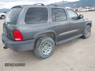 2003 Dodge Durango Sport with VIN 1D4HS38N33F573493, listed as a IAAI auction lot 42362568 with 183,288 mi miles and . Bid and sale history available at DreamBid. Image 4.