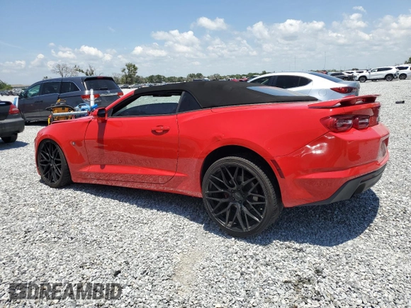 2019 Chevrolet Camaro 1LT with VIN 1G1FB3DSXK0124001, listed as a Copart auction lot 57628755 with 147,397 mi miles and Non repairable. Bid and sale history available at DreamBid. Image 2.