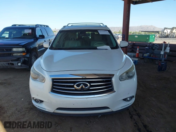 2014 Infiniti QX60 with VIN 5N1AL0MM1EC539530, listed as a IAAI auction lot 42549976 with 167,654 mi miles and . Bid and sale history available at DreamBid. Image 12.