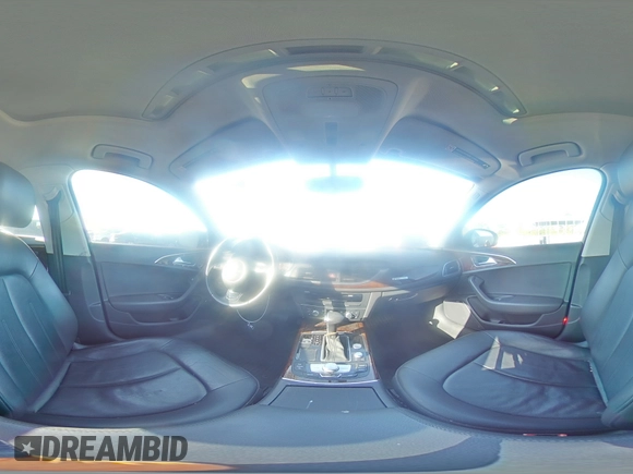 2015 Audi A6 Premium Plus with VIN WAUGFAFC2FN020408, listed as a Copart auction lot 53691615 with 119,878 mi miles and Salvage title. Bid and sale history available at DreamBid. Image 14.