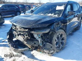 2022 Chevrolet Blazer RS с VIN 3GNKBKRS9NS236205, выставлен на аукционе IAAI как лот 41541582 с пробегом 33 986 миль миль и . История ставок и продаж доступна на DreamBid. Изображение 6.