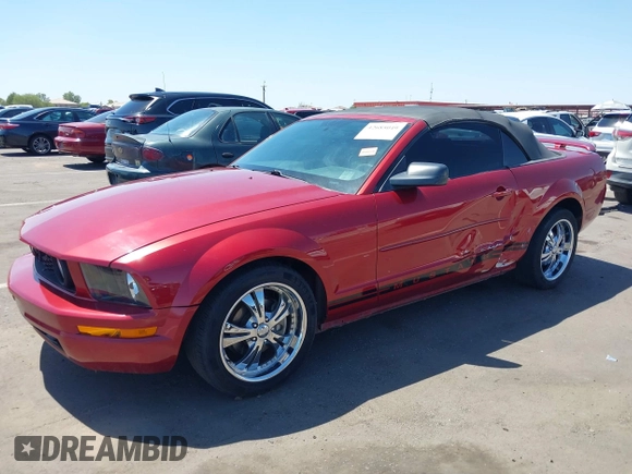 2005 Ford Mustang Deluxe with VIN 1ZVFT84N455197638, listed as a IAAI auction lot 42685049 with 177,405 mi miles and . Bid and sale history available at DreamBid. Image 6.
