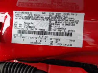 2013 Ford Focus SE with VIN 1FADP3F27DL261790, listed as a IAAI auction lot 42032822 with 80,585 mi miles. Bid and sale history available at carsss.com. Image 9.