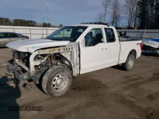 2022 Ford F-150 XL with VIN 1FTEX1EB4NKE56418, listed as a Copart auction lot 46791285 with 36,764 mi miles and Salvage title. Bid and sale history available at DreamBid. Image 1.