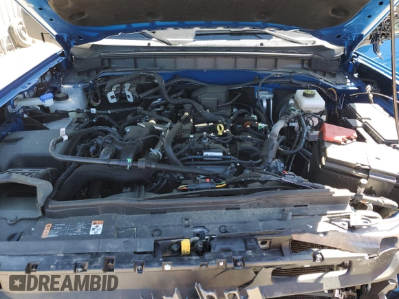 2022 Ford Bronco with VIN 1FMEE5DH1NLB90221, listed as a Copart auction lot 50436115 with 22,843 mi miles and Salvage title. Bid and sale history available at DreamBid. Image 12.