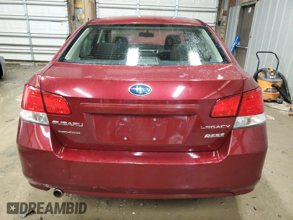 2011 Subaru Legacy Premium with VIN 4S3BMBC65B3262669, listed as a Copart auction lot 81345924 with 105,210 mi miles and Salvage Title. Bid and sale history available at DreamBid. Image 6.