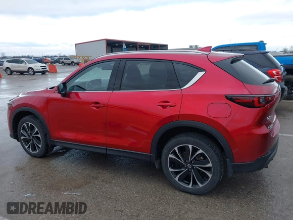 2023 Mazda CX-5 S Premium with VIN JM3KFBDM1P0258786, listed as a IAAI auction lot 41416947 with 28,157 mi miles and . Bid and sale history available at DreamBid. Image 15.