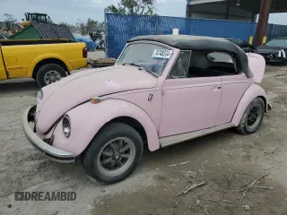 1968 Volkswagen Beetle with VIN 158471748, listed as a Copart auction lot 74748374 with Not Provided miles and Salvage Title. Bid and sale history available at DreamBid. Image 1.