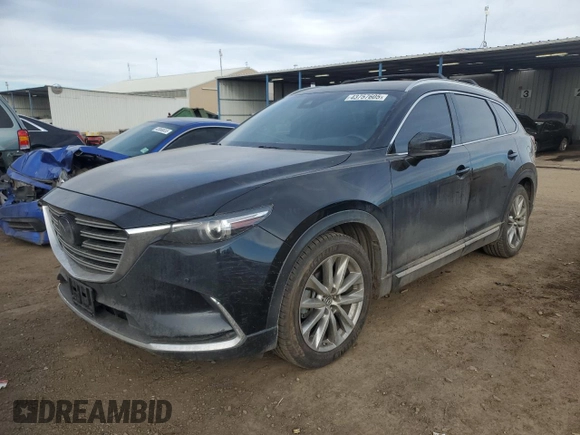 2019 Mazda CX-9 Grand Touring with VIN JM3TCBDY4K0300750, listed as a Copart auction lot 43757605 with 55,057 mi miles and Salvage Title. Bid and sale history available at carsss.com. Image 1.